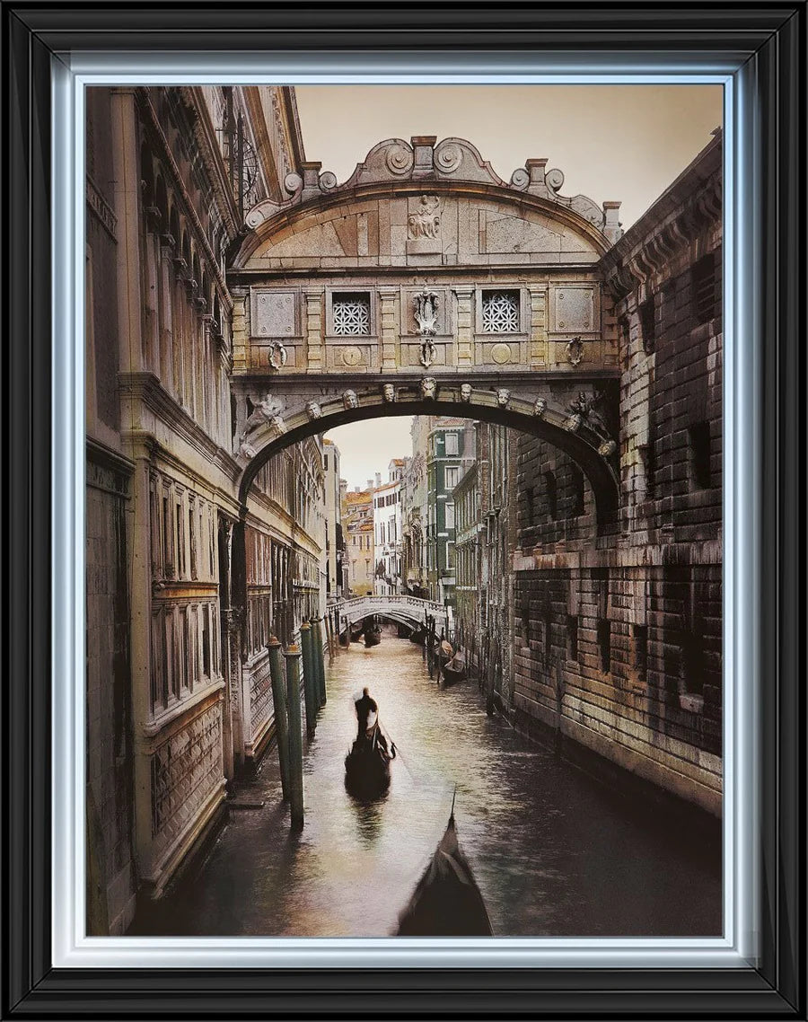 Venice Bridge Of Sighs - Framed Picture