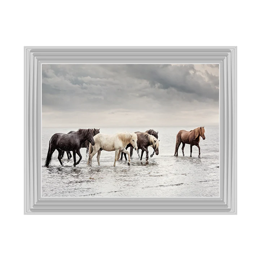 Water Horses - Framed Picture