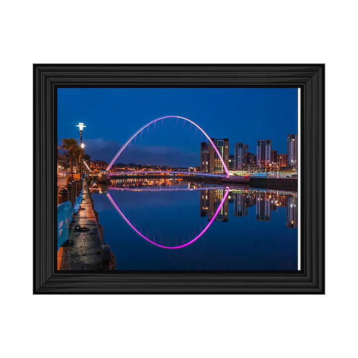 Gateshead Millennium Bridge Newcastle - Framed Picture