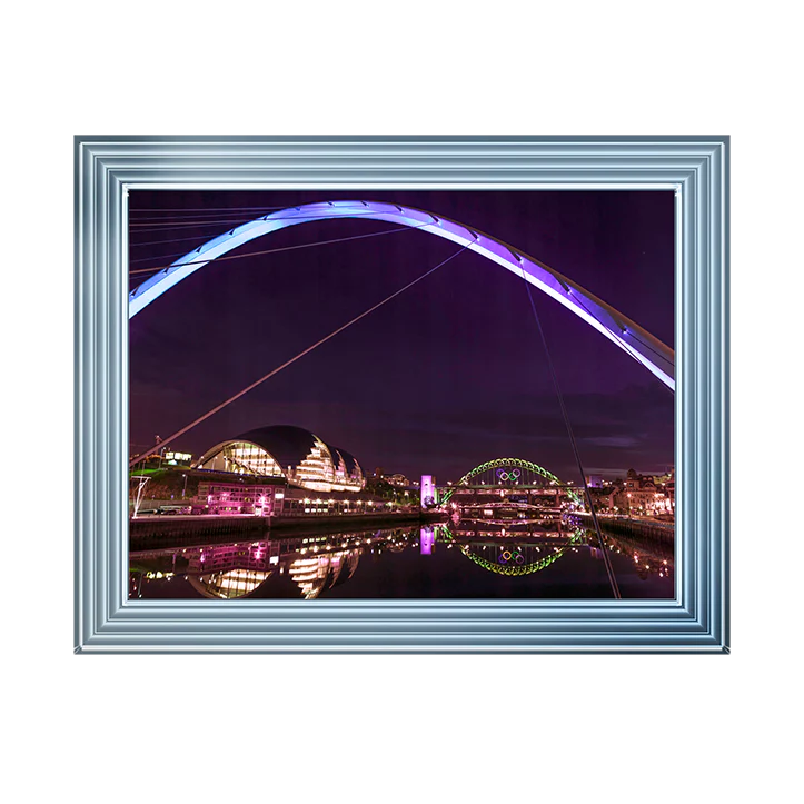 The Millennium Bridge Newcastle Upon Tyne - Framed Picture