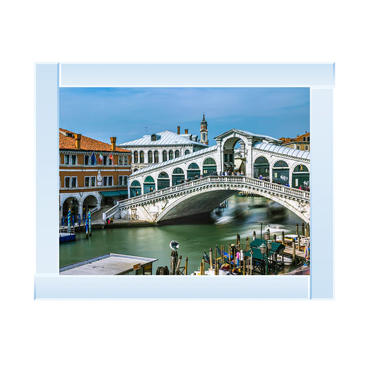 The Rialto Bridge Venice - Framed Picture