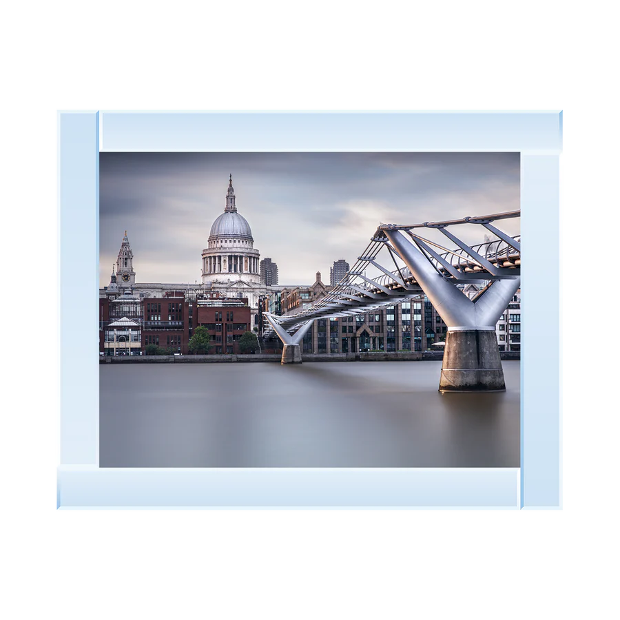 London Millennium Bridge & St Pauls Cathedral - Framed Picture