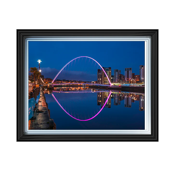 Gateshead Millennium Bridge Newcastle - Framed Picture