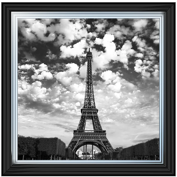 Black & White Paris Eiffel Tower – Framed Picture