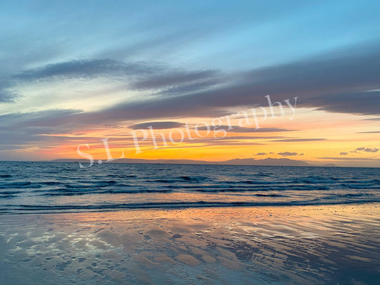 Ayr Beach Sunset - Print