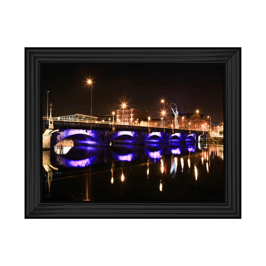 View Of Lagan Bridge Belfast - Framed Picture