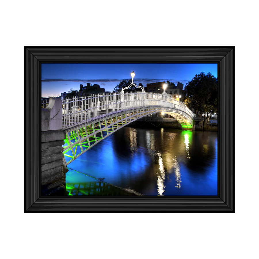 Dublin Ha'penny Bridge Ireland - Framed Picture