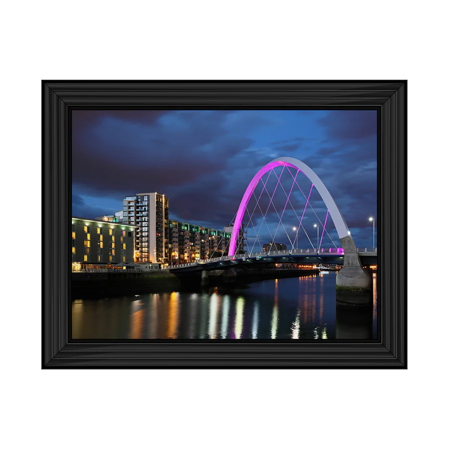 Glasgow Clyde Arc Bridge - Framed Picture