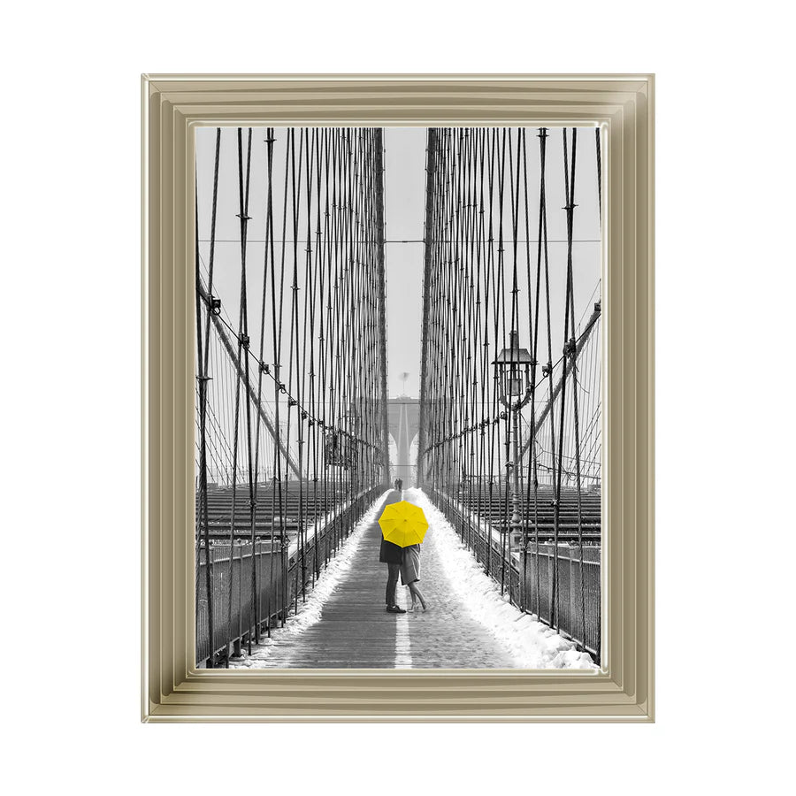 View From Brooklyn Bridge - Framed Picture