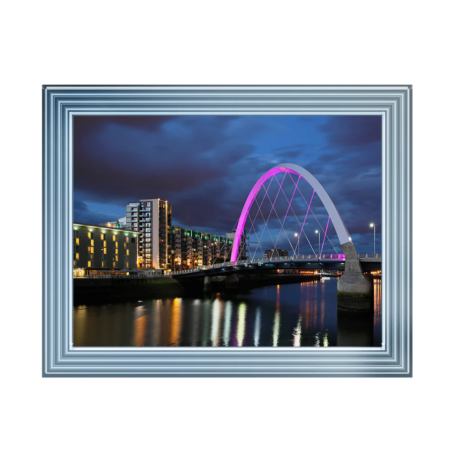 Glasgow Clyde Arc Bridge - Framed Picture