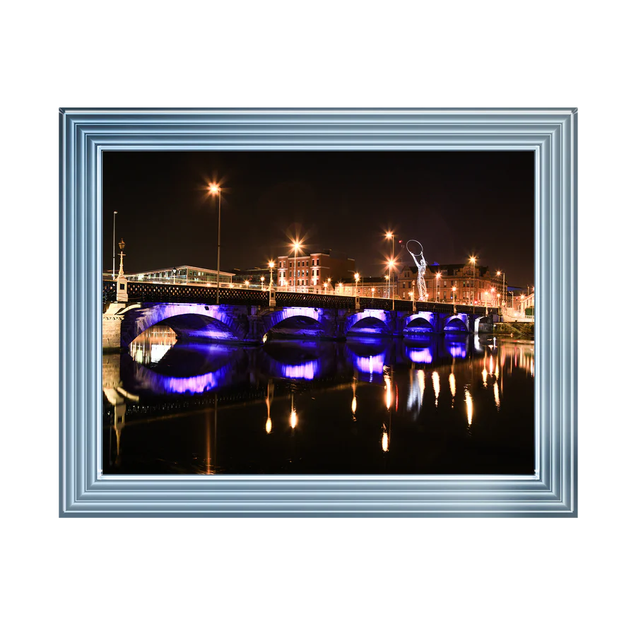 View Of Lagan Bridge Belfast - Framed Picture