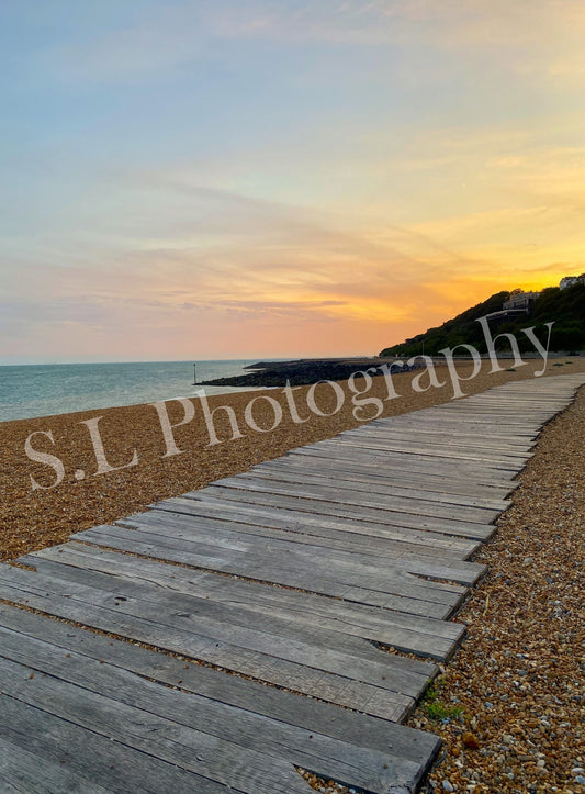 Folkestone Boardwalk - Print