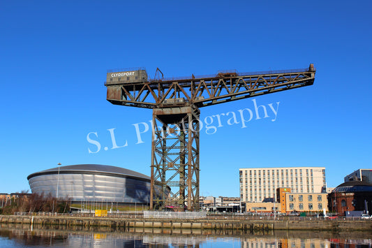 Glasgow Clydeport Crane - Print