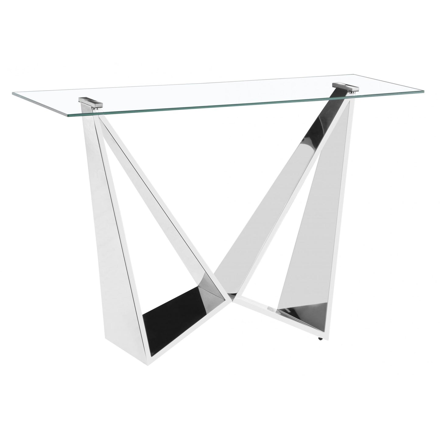 Knightsbridge - Console Table - Clear Glass