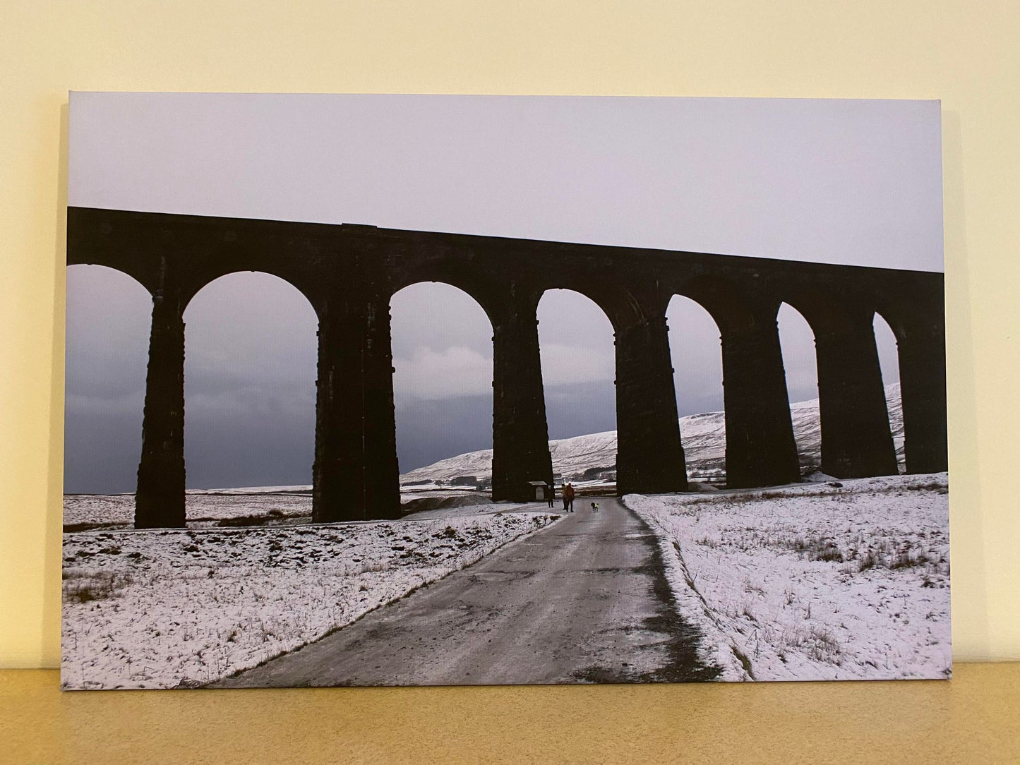 Ribblehead Viaduct In Winter Canvas Print