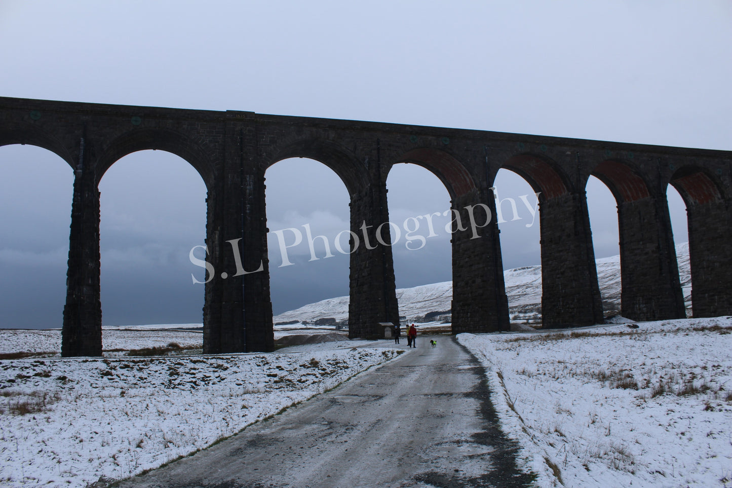 Ribblehead Viaduct In Winter - Print