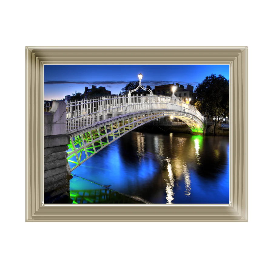 Dublin Ha'penny Bridge Ireland - Framed Picture