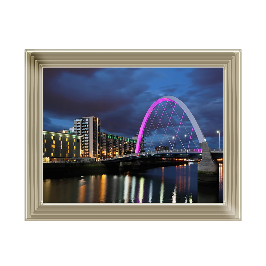 Glasgow Clyde Arc Bridge - Framed Picture