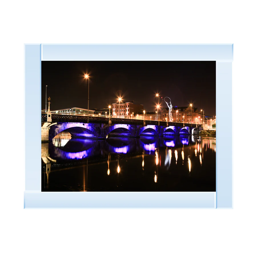 View Of Lagan Bridge Belfast - Framed Picture