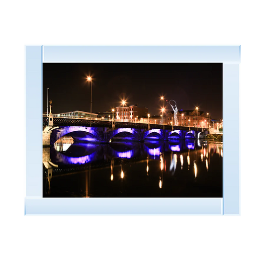 View Of Lagan Bridge Belfast - Framed Picture