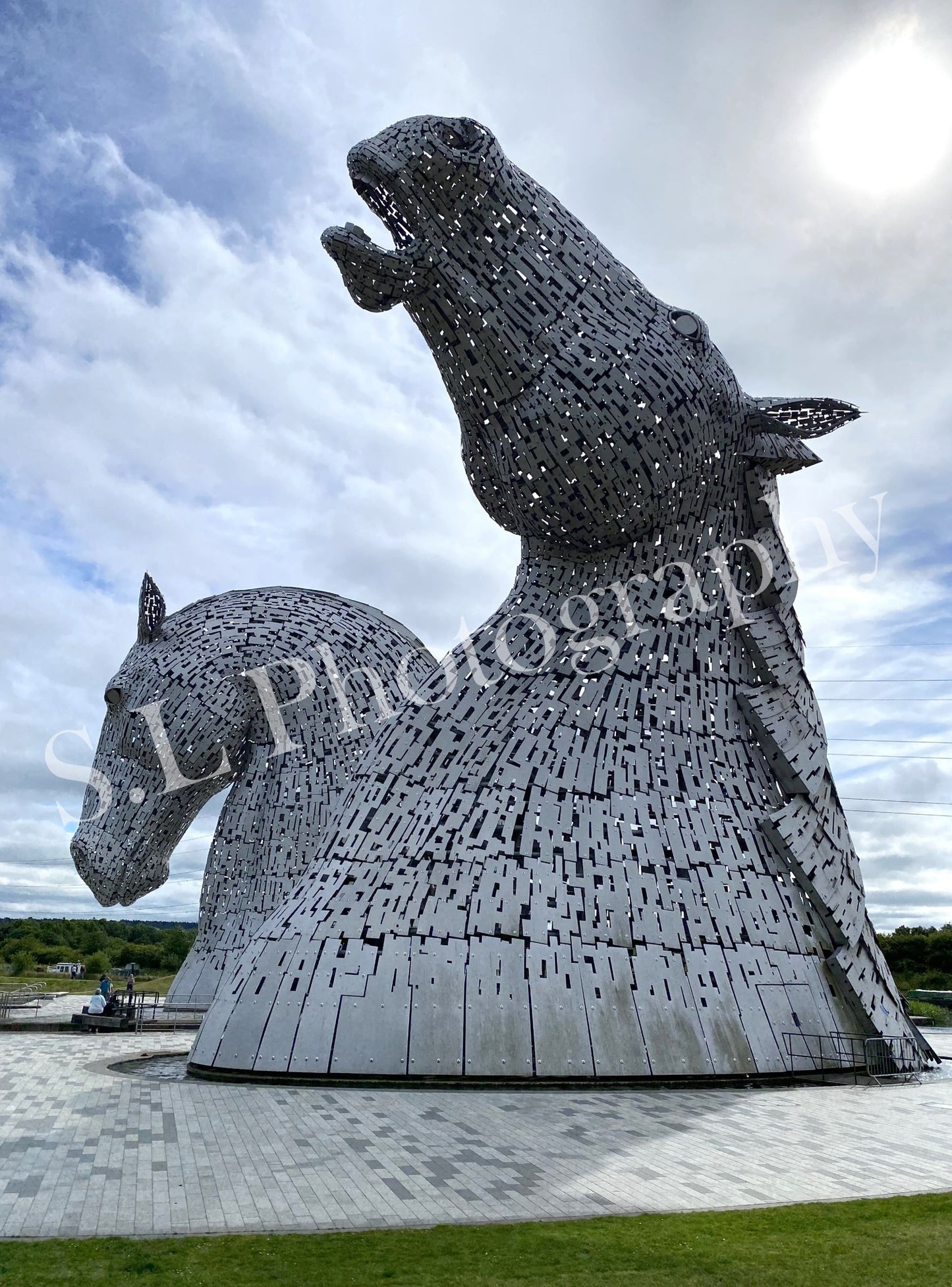 The Kelpies Portrait - Print