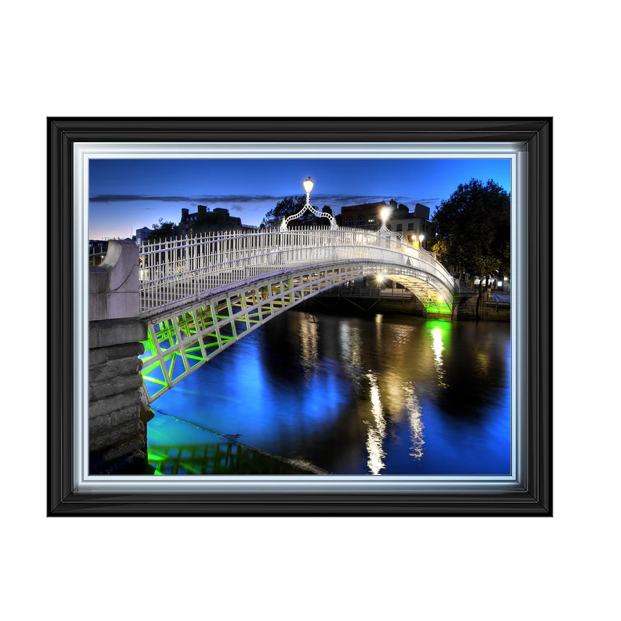 Dublin Ha'penny Bridge Ireland - Framed Picture