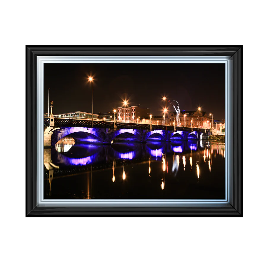 View Of Lagan Bridge Belfast - Framed Picture