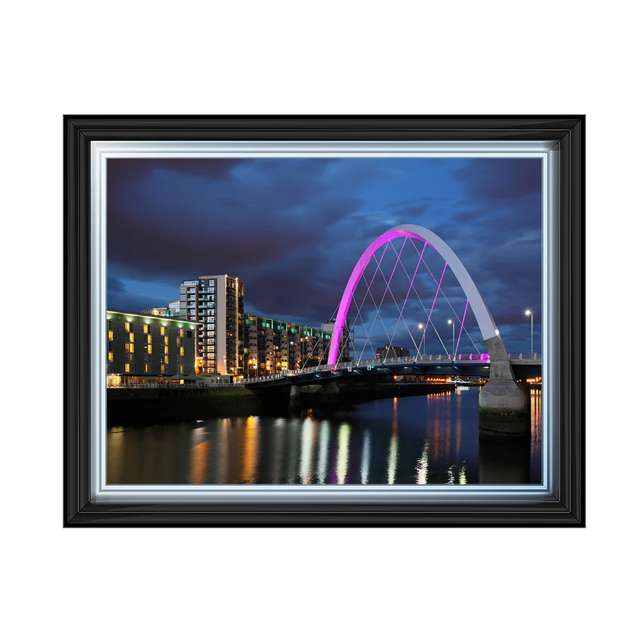 Glasgow Clyde Arc Bridge - Framed Picture