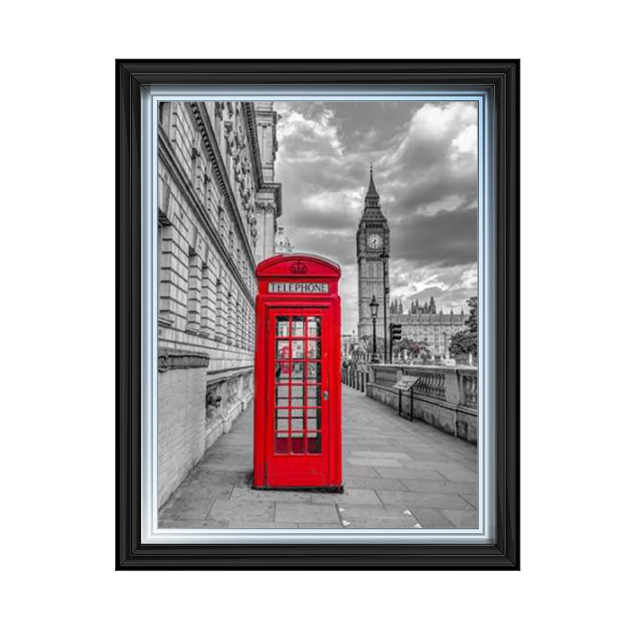 London Telephone Box – Framed Picture