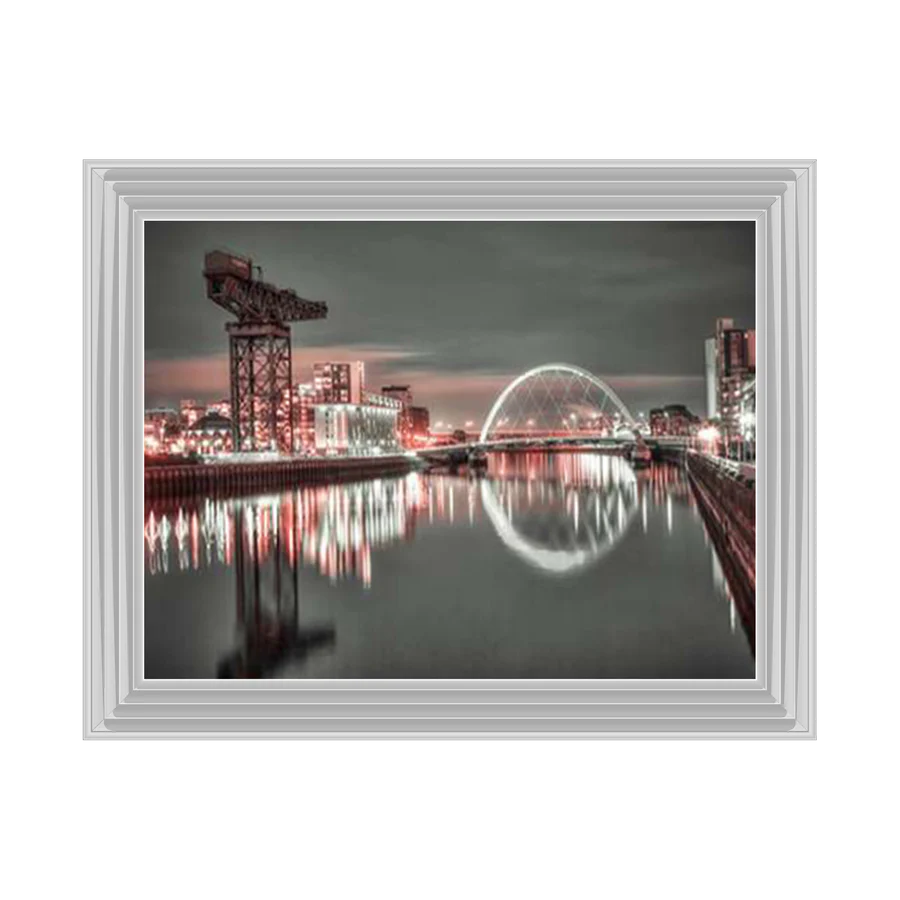 Glasgow Clyde Arc & Crane - Framed Picture