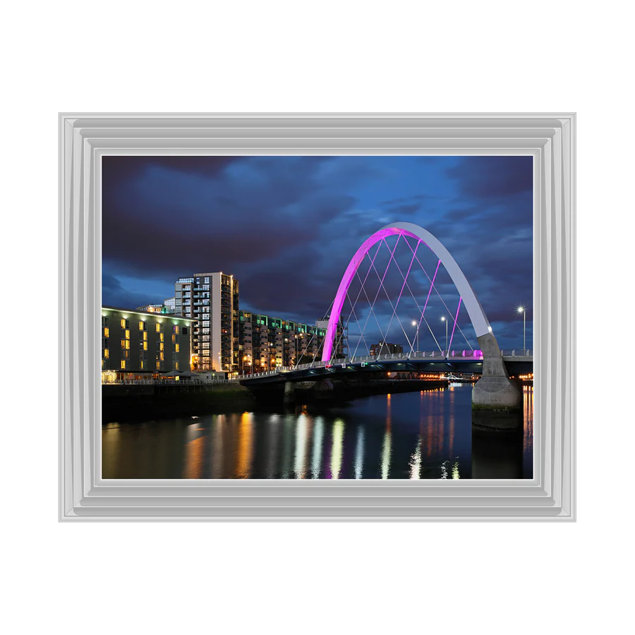 Glasgow Clyde Arc Bridge - Framed Picture