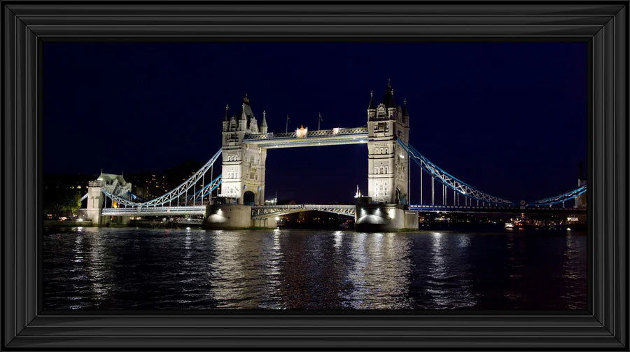 London Tower Bridge At Night - Framed Picture