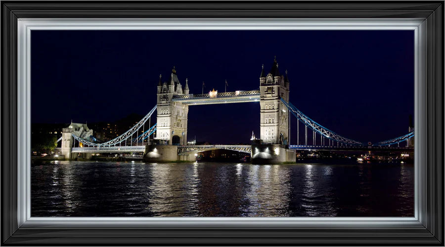 London Tower Bridge At Night - Framed Picture