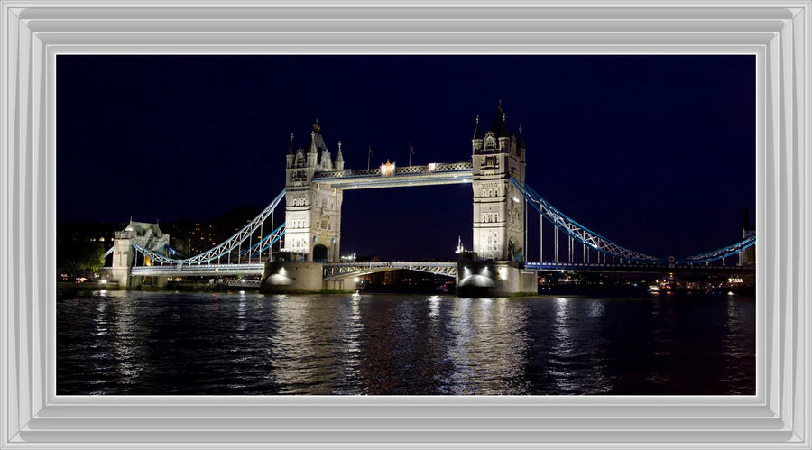 London Tower Bridge At Night - Framed Picture