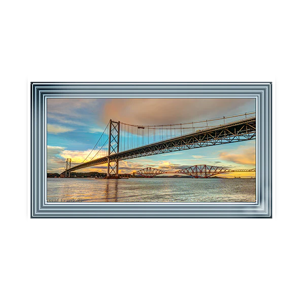 Sunset Forth Road Bridge Edinburgh - Framed Picture