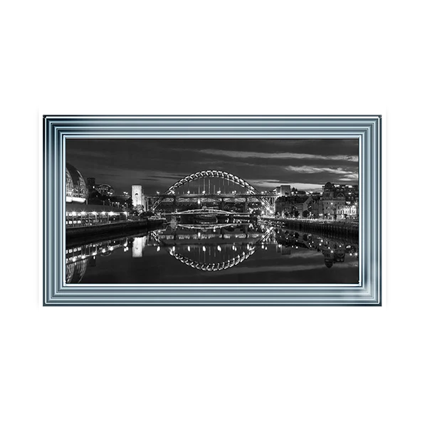 Black & White Tyne Bridge Newcastle - Framed Picture