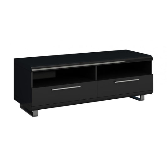 Newmarket - Black High Gloss TV Unit