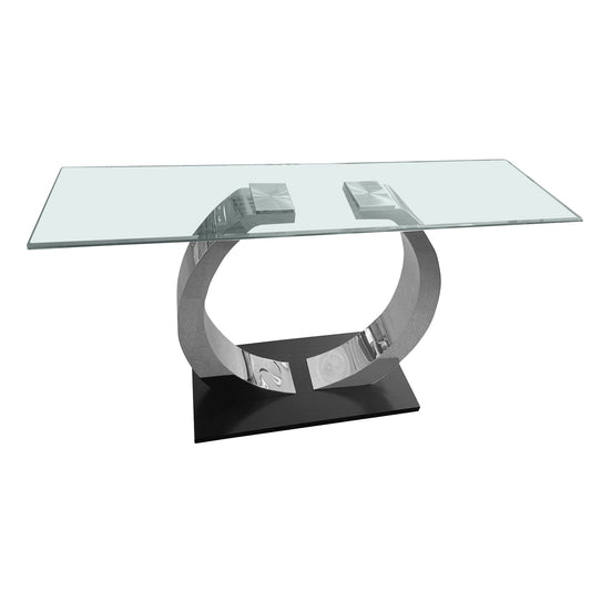 Putney - Console Table - Clear Glass