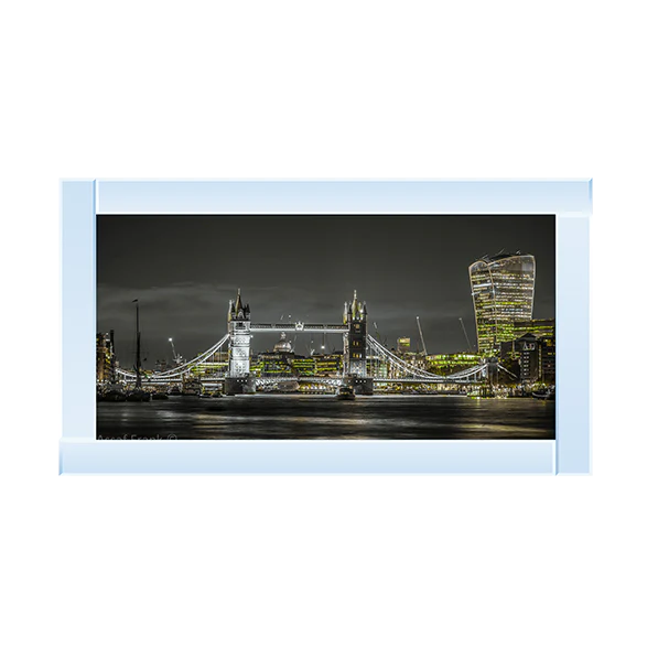 London Tower Bridge Night View - Framed Picture